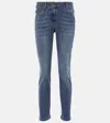 Brunello Cucinelli Mid-rise Skinny Jeans In Blue