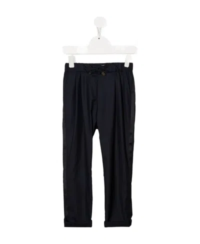 Brunello Cucinelli Mid-rise Slim-cut Trousers In Black