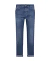 Brunello Cucinelli Rolled Cuff Denim Jeans In Blue