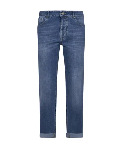 BRUNELLO CUCINELLI BRUNELLO CUCINELLI MID-RISE STRAIGHT-LEG JEANS