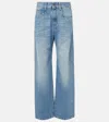 Brunello Cucinelli Mid-rise Straight Jeans In Blue