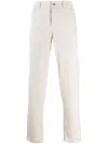 Brunello Cucinelli Five Pockets Beige Trousers In White
