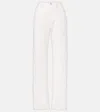 Brunello Cucinelli Five Classic Pockets Denim Trousers In Naturale