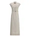 Brunello Cucinelli Women Dress In Beige