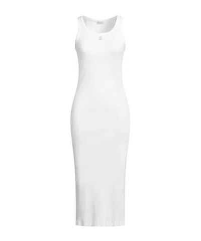 Brunello Cucinelli Midi Dresses In Gray