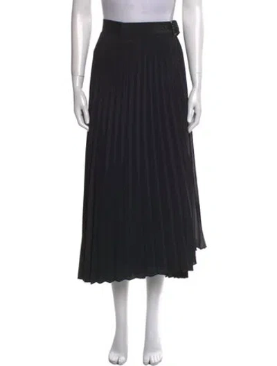 Pre-owned Brunello Cucinelli Midi Length Skirt In Black