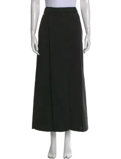 Pre-owned Brunello Cucinelli Midi Length Skirt In Black