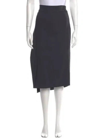 Pre-owned Brunello Cucinelli Midi Length Skirt In Gray