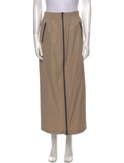 Pre-owned Brunello Cucinelli Midi Length Skirt In Neutral