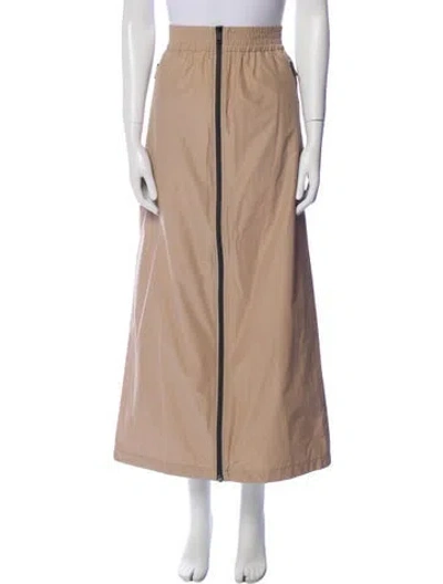 Pre-owned Brunello Cucinelli Midi Length Skirt In Neutral