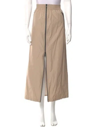 Pre-owned Brunello Cucinelli Midi Length Skirt In Neutral
