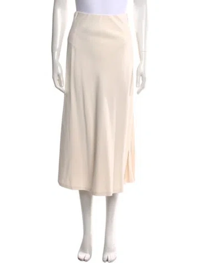 Pre-owned Brunello Cucinelli Midi Length Skirt In Neutral