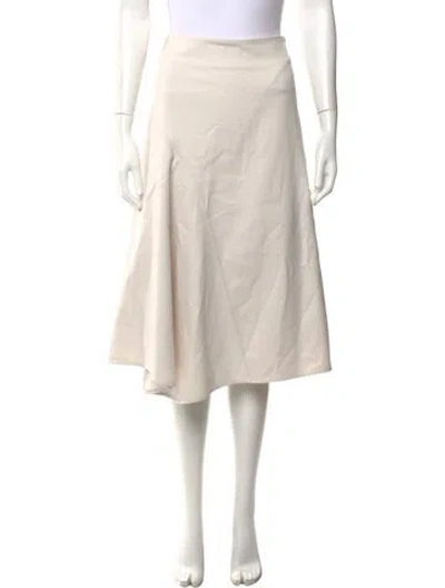 Pre-owned Brunello Cucinelli Midi Length Skirt In Neutral