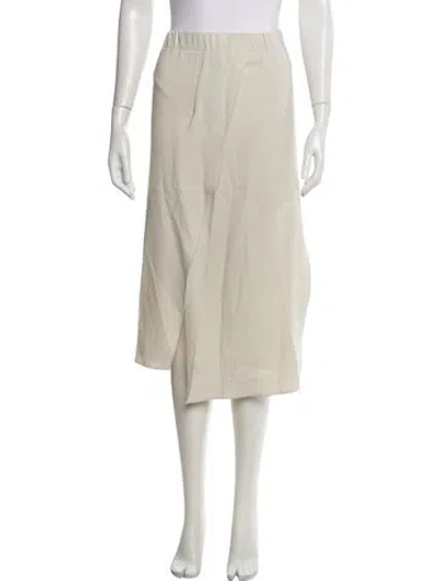 Pre-owned Brunello Cucinelli Midi Length Skirt In Neutral