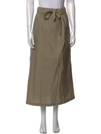 Pre-owned Brunello Cucinelli Midi Length Skirt In Neutrals