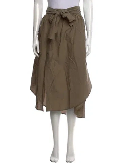 Pre-owned Brunello Cucinelli Midi Length Skirt In Neutrals