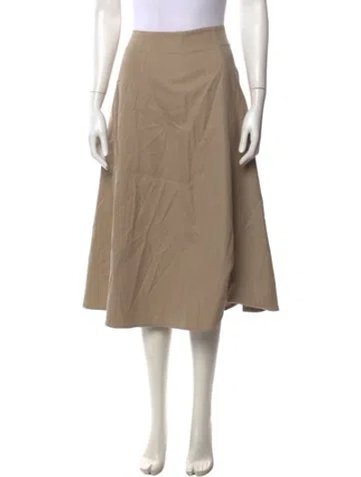 Pre-owned Brunello Cucinelli Midi Length Skirt In Neutrals