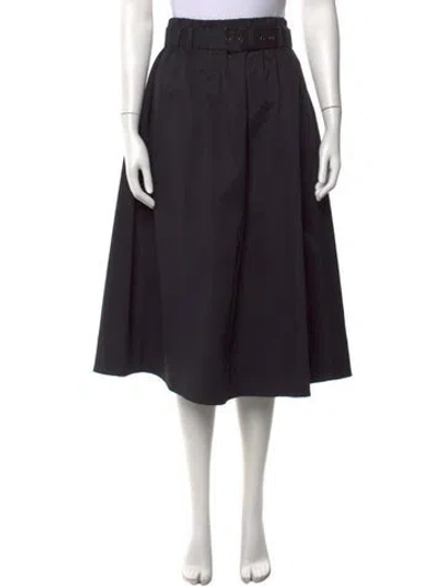 Pre-owned Brunello Cucinelli Midi Length Skirt W/ Tags In Black