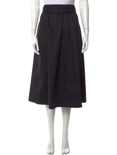 Pre-owned Brunello Cucinelli Midi Length Skirt W/ Tags In Black