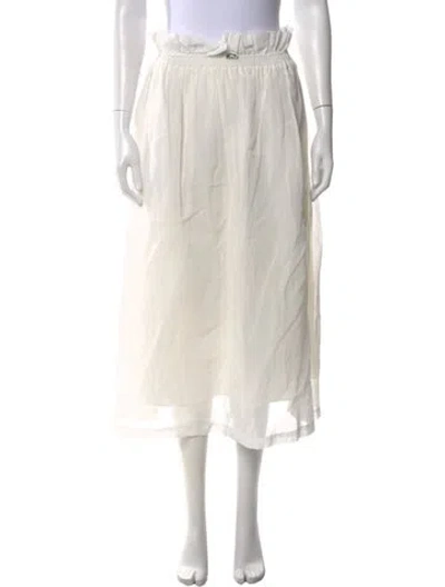 Pre-owned Brunello Cucinelli Midi Length Skirt W/ Tags In Neutral