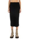 Brunello Cucinelli Midi Skirt In Black