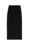 Brunello Cucinelli Cashmere Midi Skirt In Black