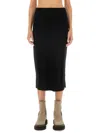 Brunello Cucinelli Midi Skirt In Black