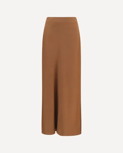 Brunello Cucinelli Midi Skirt In Brown