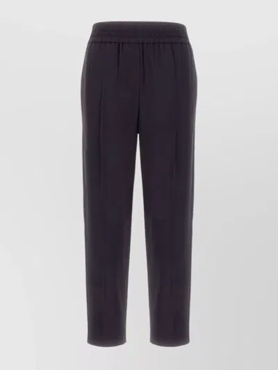 BRUNELLO CUCINELLI MIDNIGHT VISCOSE BLEND PANT