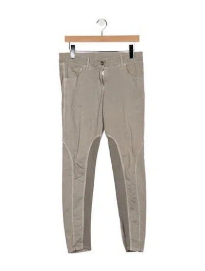 Pre-owned Brunello Cucinelli Mid-rise Ski Jeans In Grey
