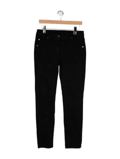 Pre-owned Brunello Cucinelli Mid-rise Skinny Leg Jeans In Black