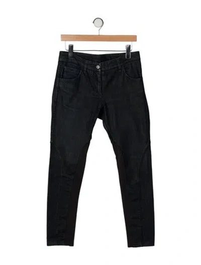 Pre-owned Brunello Cucinelli Mid-rise Skinny Leg Jeans In Black