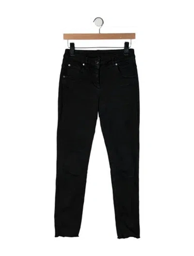 Pre-owned Brunello Cucinelli Mid-rise Skinny Leg Jeans In Black