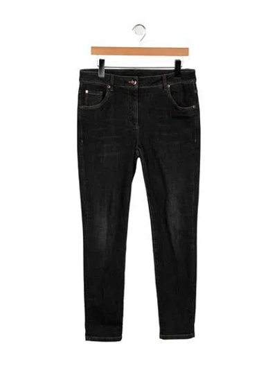 Pre-owned Brunello Cucinelli Mid-rise Skinny Leg Jeans In Blue