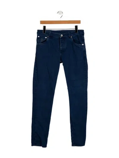 Pre-owned Brunello Cucinelli Mid-rise Skinny Leg Jeans In Blue