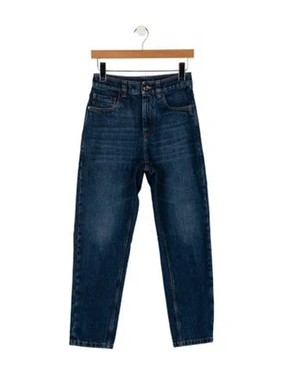 Pre-owned Brunello Cucinelli Mid-rise Skinny Leg Jeans In Blue