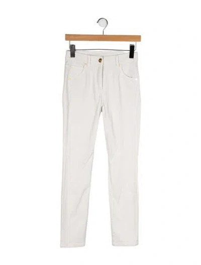 Pre-owned Brunello Cucinelli Mid-rise Skinny Leg Jeans In Green