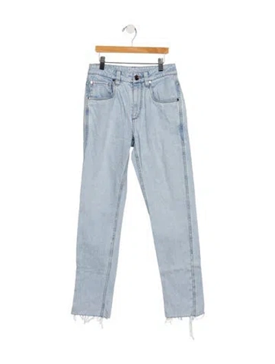 Pre-owned Brunello Cucinelli Mid-rise Straight Leg Jeans In Blue