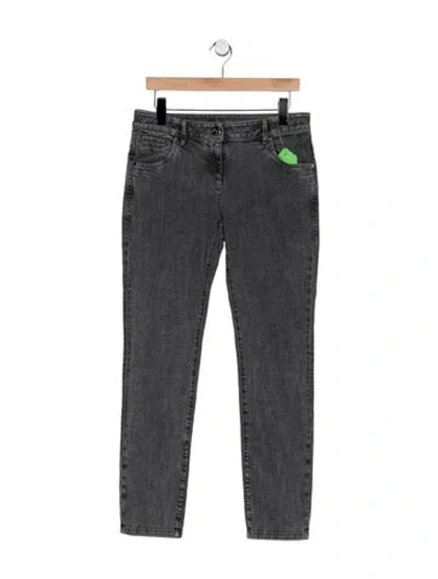 Pre-owned Brunello Cucinelli Mid-rise Straight Leg Jeans In Blue