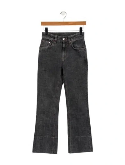 Pre-owned Brunello Cucinelli Mid-rise Straight Leg Jeans In Gray