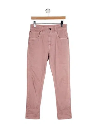 Pre-owned Brunello Cucinelli Mid-rise Straight Leg Jeans In Multi