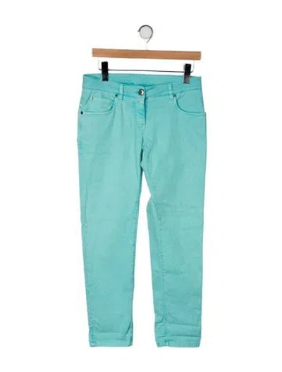 Pre-owned Brunello Cucinelli Mid-rise Straight Leg Jeans In Multi