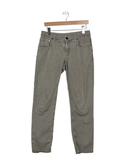 Pre-owned Brunello Cucinelli Mid-rise Straight Leg Jeans In Multi
