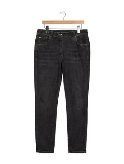 Pre-owned Brunello Cucinelli Mid-rise Straight Leg Jeans In Multi