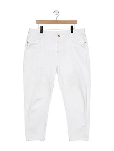 Pre-owned Brunello Cucinelli Mid-rise Straight Leg Jeans In Multicolor