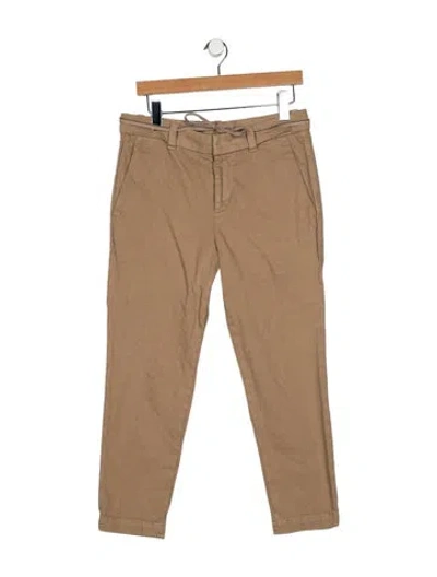 Pre-owned Brunello Cucinelli Mid-rise Straight Leg Jeans In Neutral
