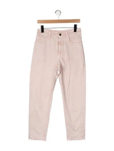 Pre-owned Brunello Cucinelli Mid-rise Straight Leg Jeans In Neutral