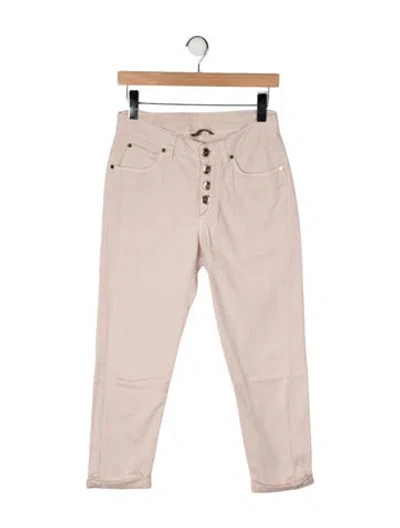 Pre-owned Brunello Cucinelli Mid-rise Straight Leg Jeans In Neutral