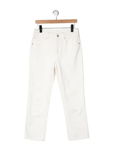 Pre-owned Brunello Cucinelli Mid-rise Straight Leg Jeans In Neutrals