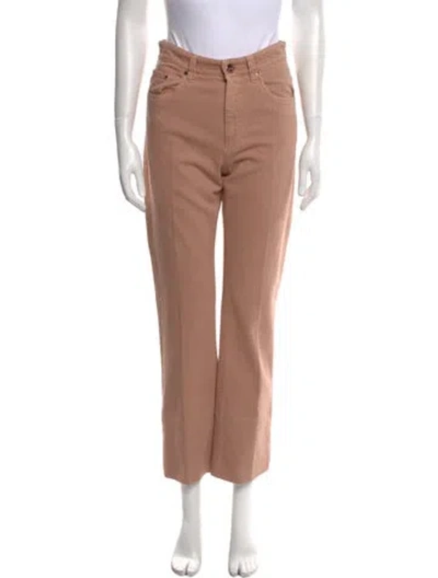 Pre-owned Brunello Cucinelli Mid-rise Straight Leg Jeans W/ Tags In Neutral